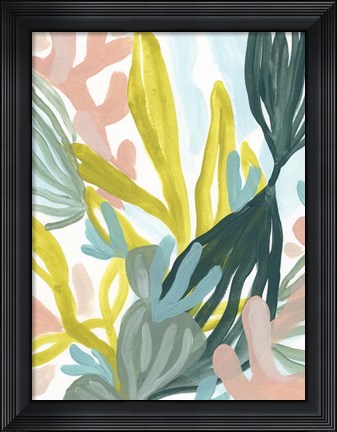 Framed Coral Garden II Print