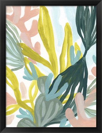 Framed Coral Garden II Print