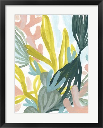 Framed Coral Garden II Print