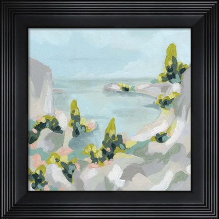 Framed Pastel Cove II Print