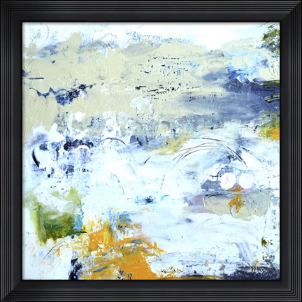 Framed Abstract Beach Print
