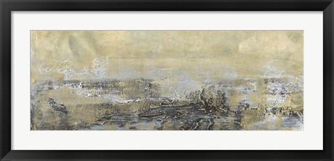 Framed Gold Horizon I Print