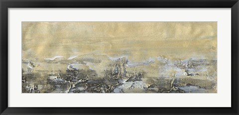 Framed Gold Horizon II Print