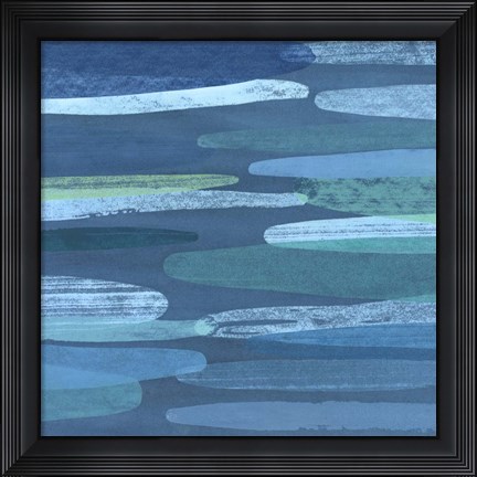 Framed Overlapping Hues II Print