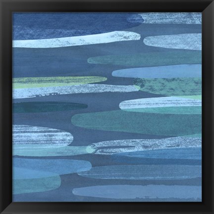 Framed Overlapping Hues II Print