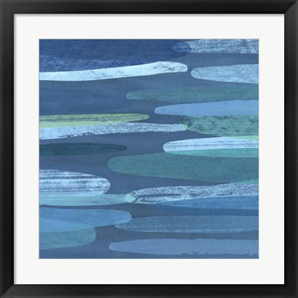 Framed Overlapping Hues II Print