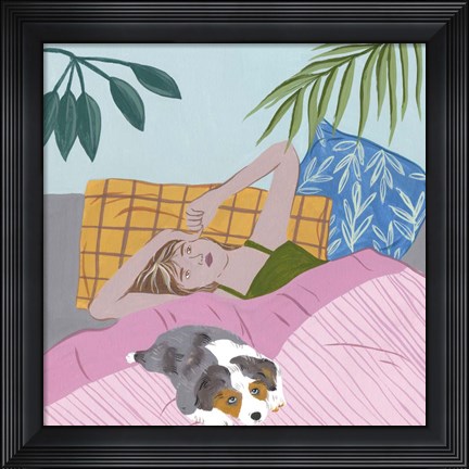 Framed Lazy Afternoon III Print