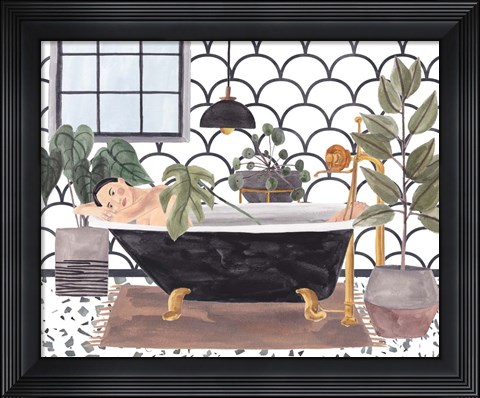 Framed Meeting Myself III Print