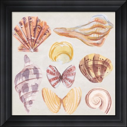 Framed Ocean Sounds II Print