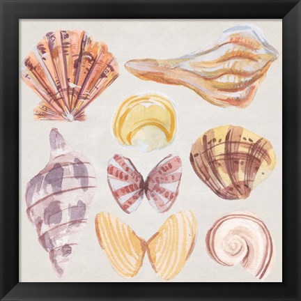 Framed Ocean Sounds II Print