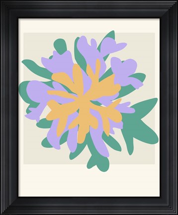Framed Coral Bloom I Print