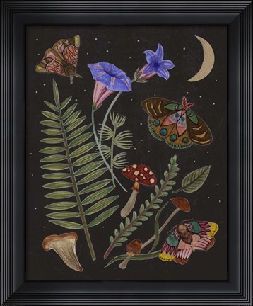 Framed Dark Forest II Print