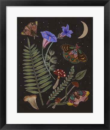 Framed Dark Forest II Print