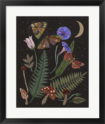 Framed Dark Forest IV Print