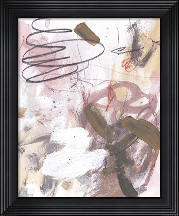 Framed Whispering Dawn II Print