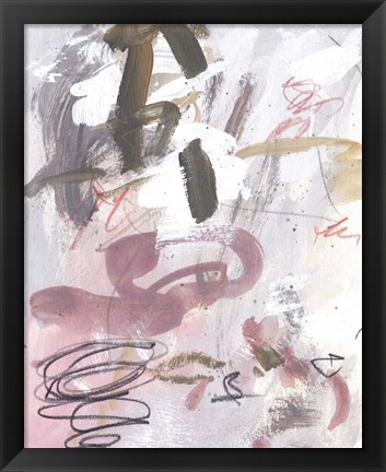 Framed Whispering Dawn III Print