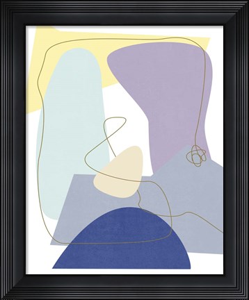 Framed Luminous Bay I Print