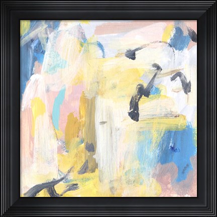Framed Yellow Sky III Print