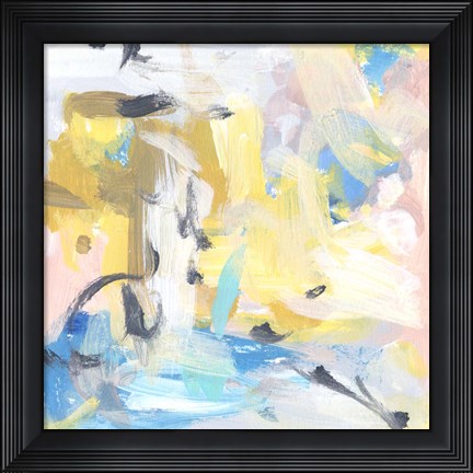 Framed Yellow Sky IV Print