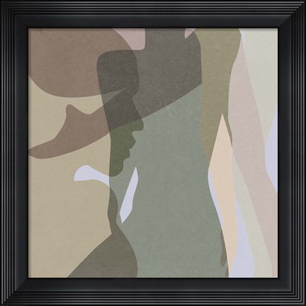 Framed Stories In Between V Print