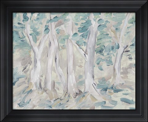 Framed Misty Autumn Forest II Print