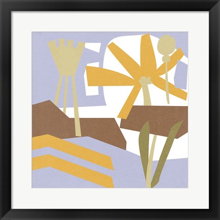 Framed Lavenderland Pinwheel I Print