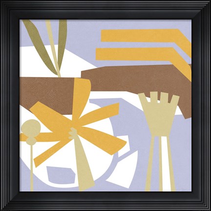 Framed Lavenderland Pinwheel II Print