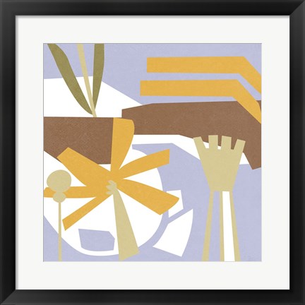 Framed Lavenderland Pinwheel II Print