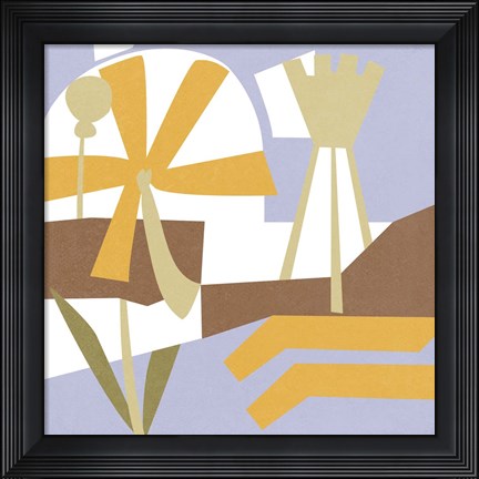 Framed Lavenderland Pinwheel III Print