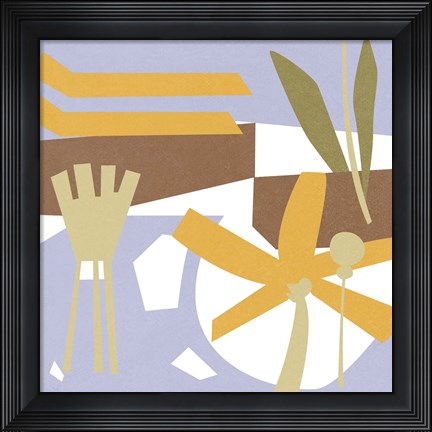 Framed Lavenderland Pinwheel IV Print