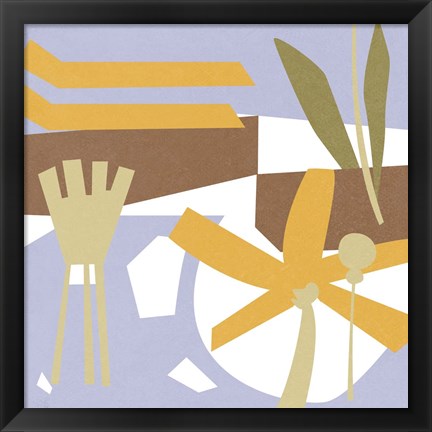 Framed Lavenderland Pinwheel IV Print