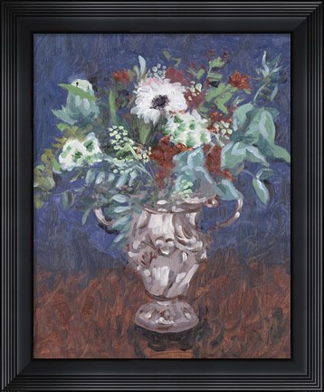 Framed Night Bouquet II Print
