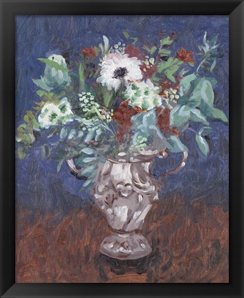 Framed Night Bouquet II Print