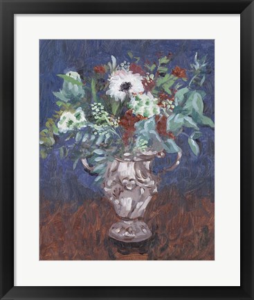 Framed Night Bouquet II Print