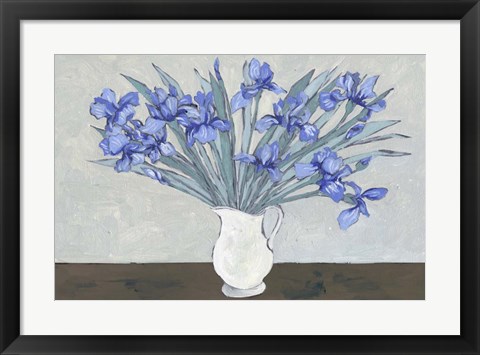 Framed Van Gogh Irises I Print