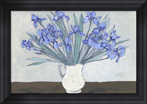 Framed Van Gogh Irises II Print