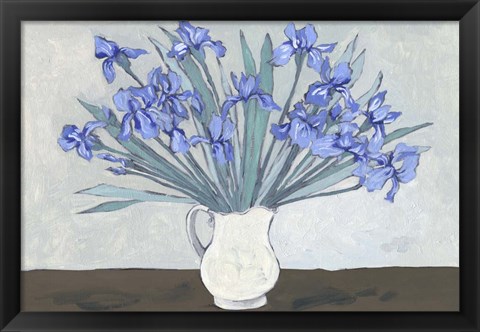 Framed Van Gogh Irises II Print