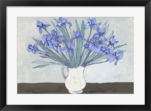 Framed Van Gogh Irises II Print