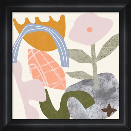 Framed Lunar Flower II Print