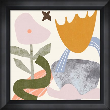 Framed Lunar Flower IV Print