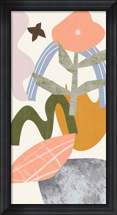 Framed Lunar Flower V Print