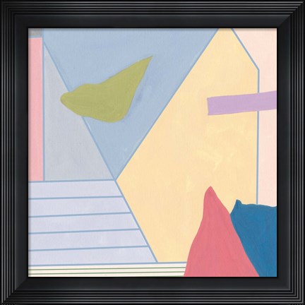 Framed Radiant Light I Print