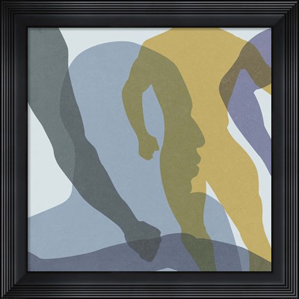 Framed Golden Dream V Print