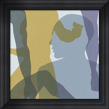 Framed Golden Dream VI Print