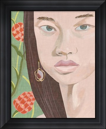Framed Morning Portrait III Print