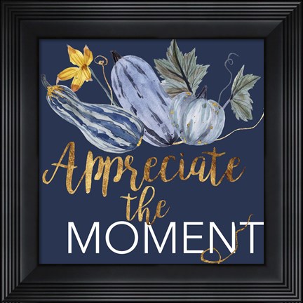 Framed Indigo Harvest III Print