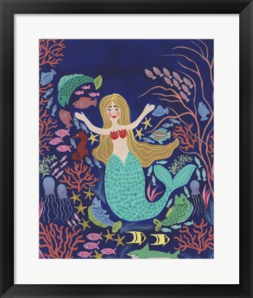 Framed Water Queen II Print