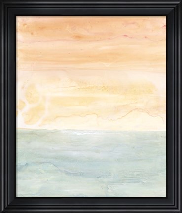 Framed Sunny Horizon I Print