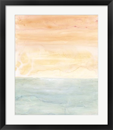 Framed Sunny Horizon I Print