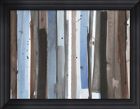 Framed Barn Wood II Print